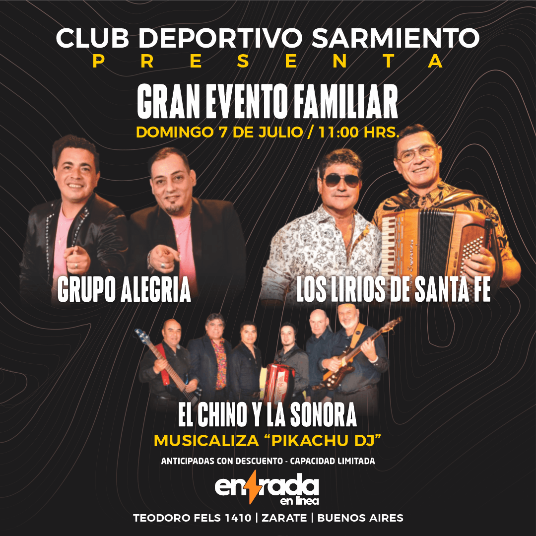 GRAN EVENTO FAMILIAR | ZARATE