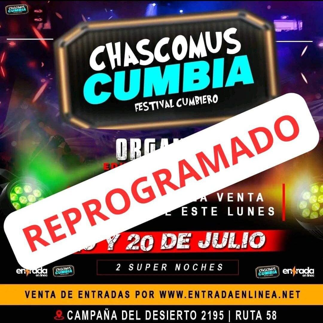 CHASCOMUS CUMBIA | PREVENTA
