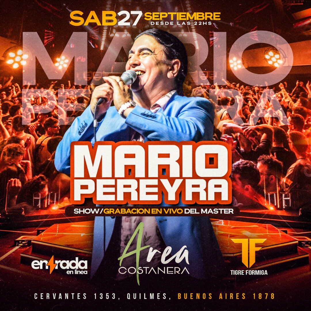 MARIO PEREYRA | GRABACION Y SHOW EN VIVO