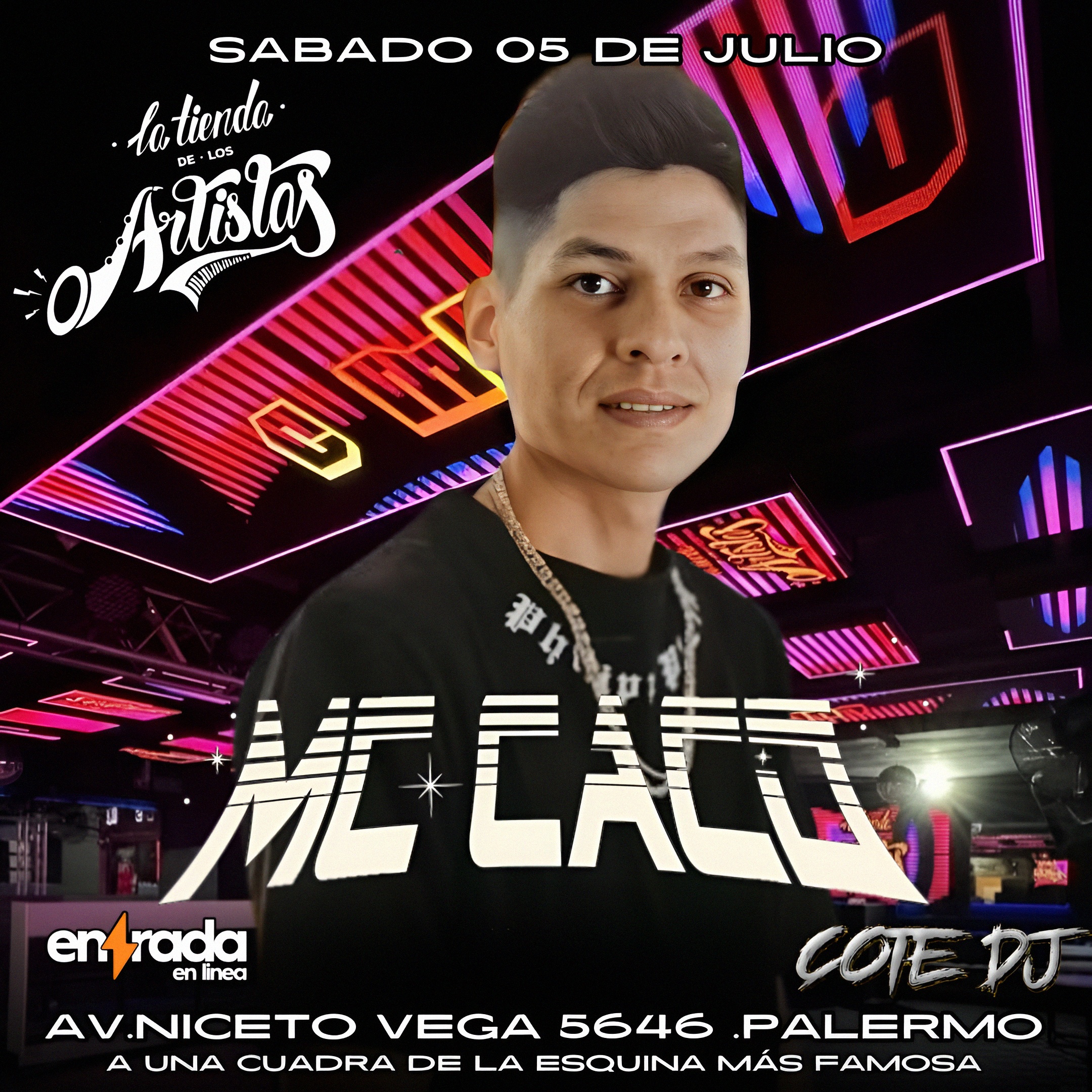 MC CACO | LA TIENDA - 5 DE JULIO 1 MC CACO | LA TIENDA - 5 DE JULIO