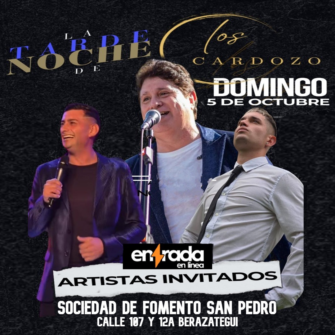 LA NOCHE DE LOS CARDOZO | 05 DE OCTUBRE