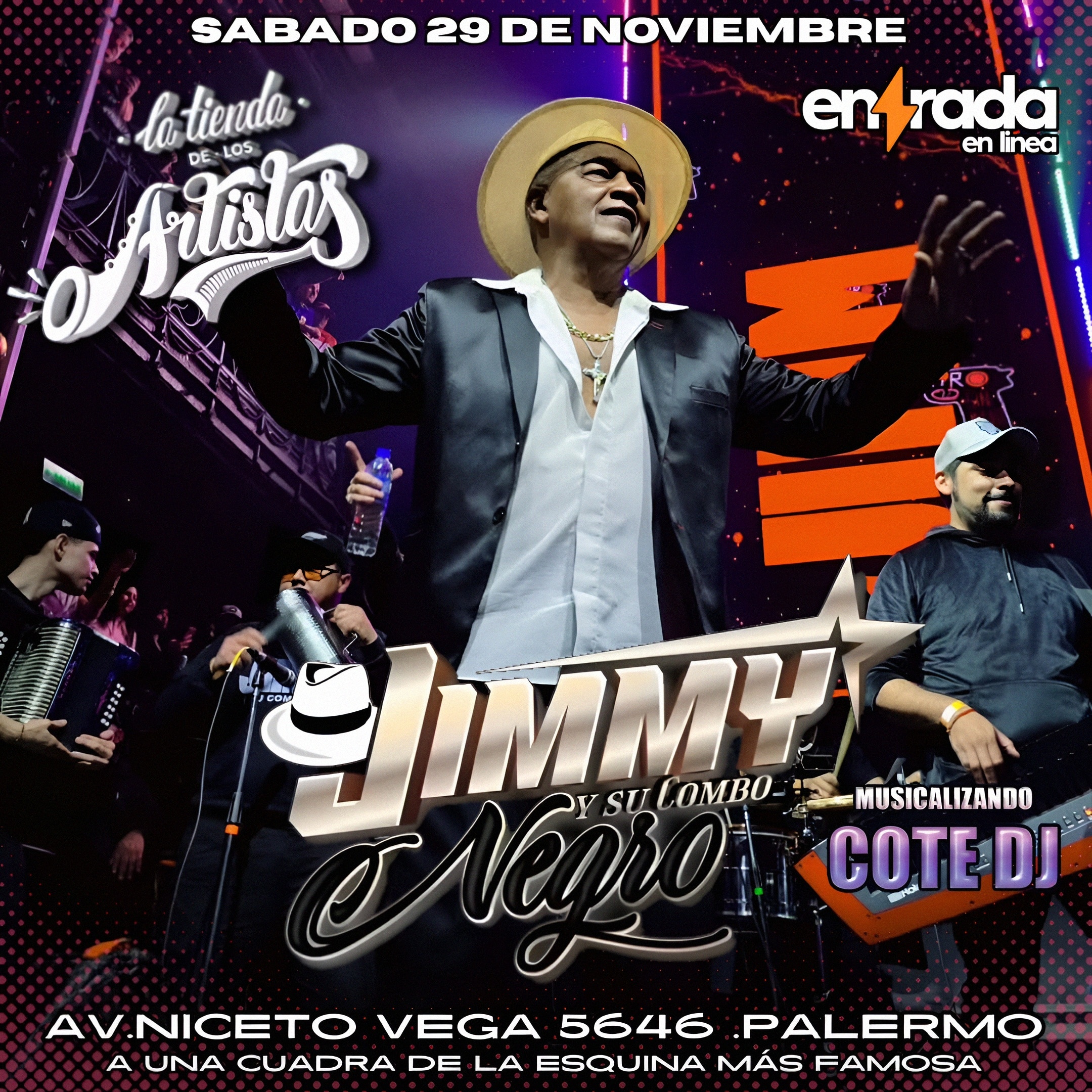 JIMMY Y SU COMBO NEGRO | LA TIENDA 29/11 1 JIMMY Y SU COMBO NEGRO | LA TIENDA 29/11