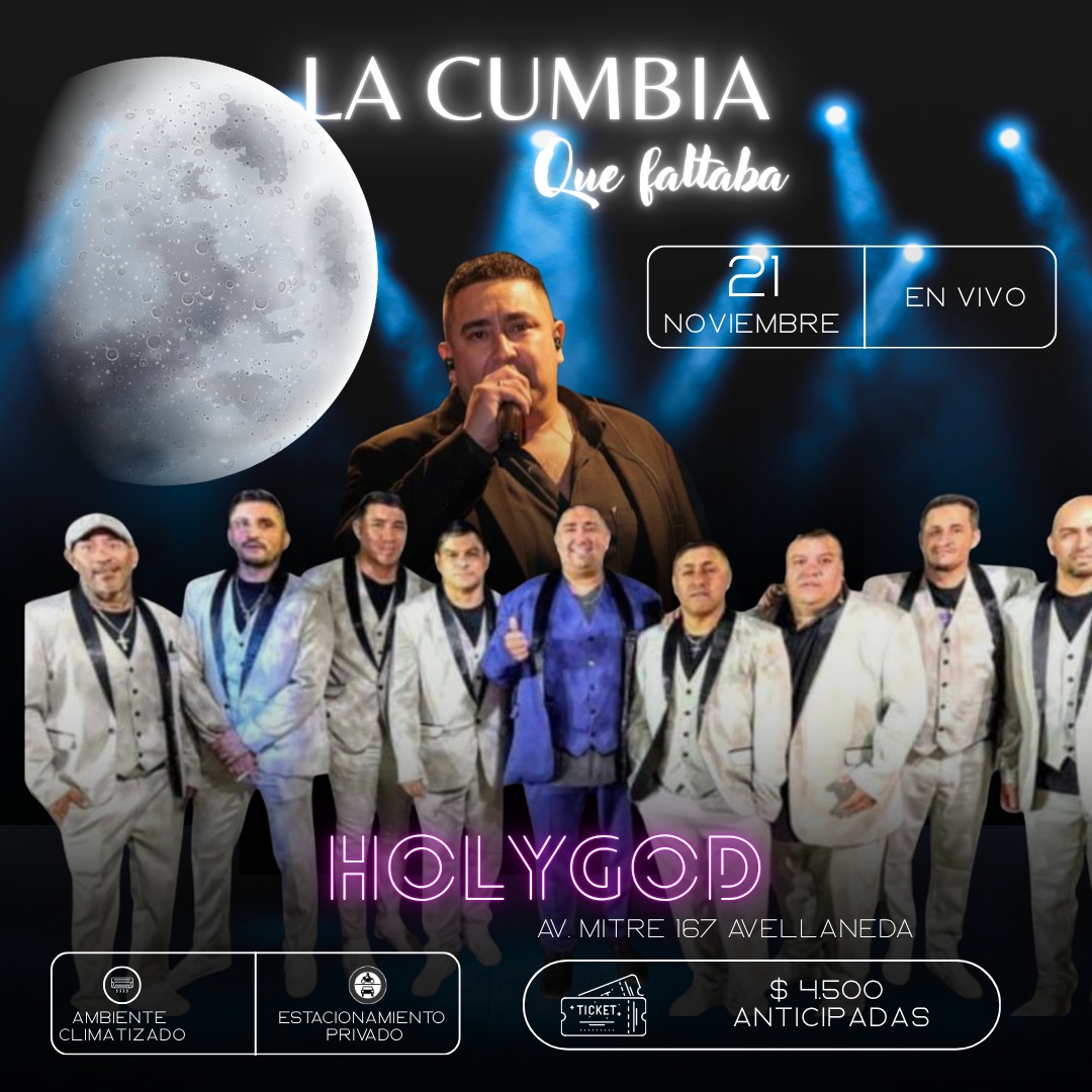 LA CUMBIA QUE FALTABA | HOLYGOD 21/11