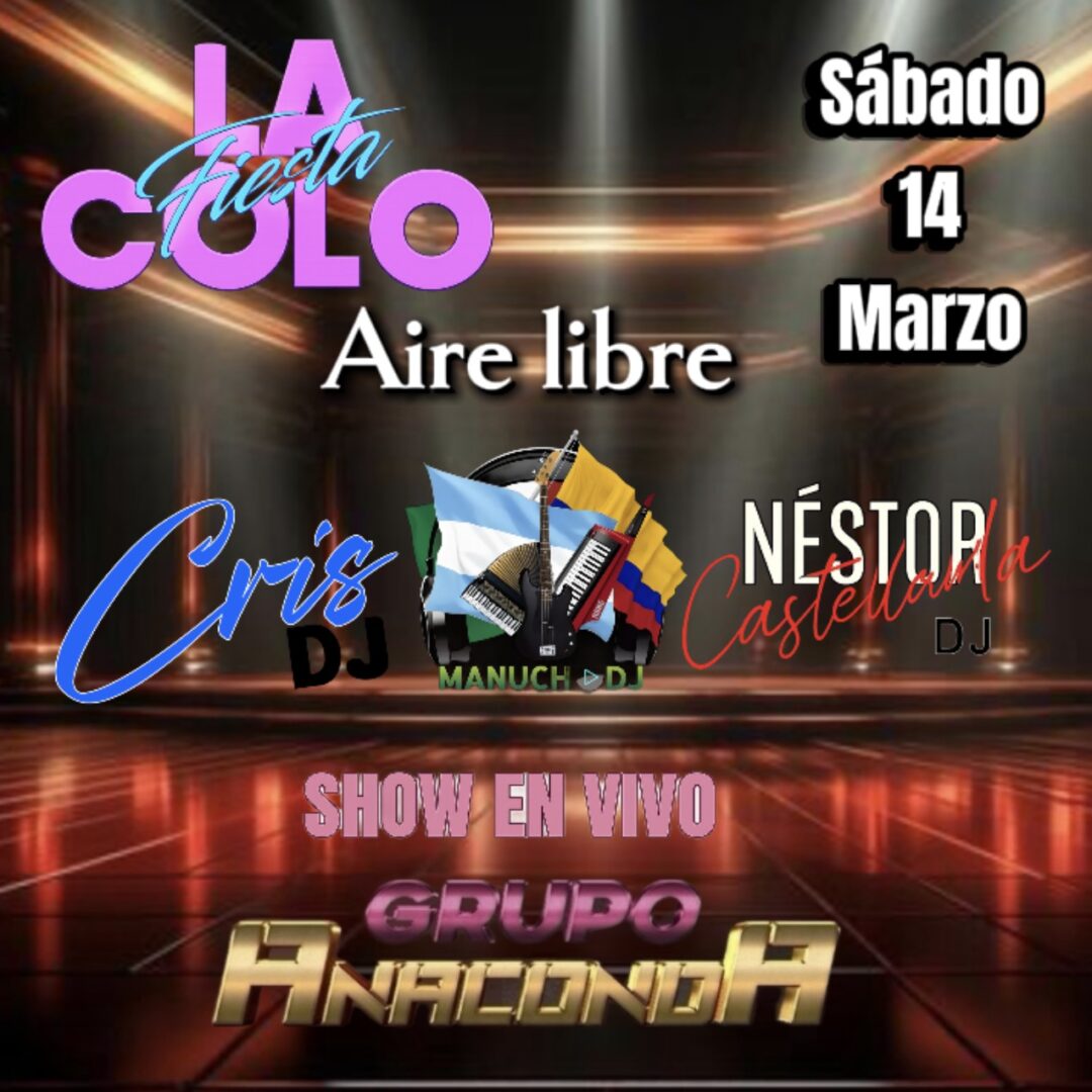 FIESTA LA COLO | GRUPO ANACONDA 14/03