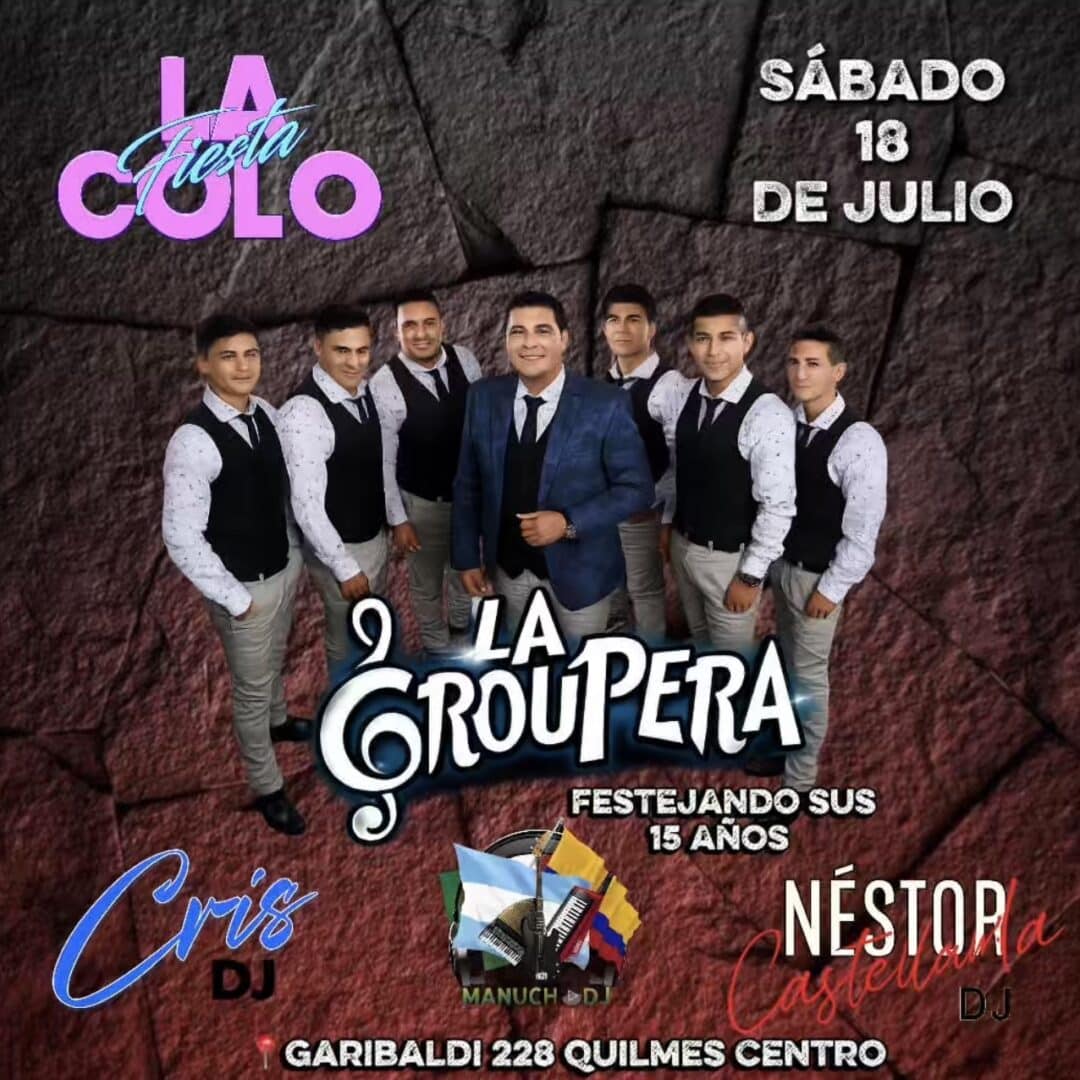 FIESTA LA COLO | LA GROUPERA 18/07