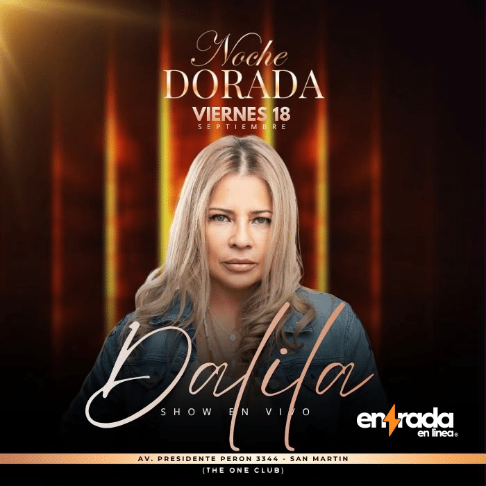 DALILA | NOCHE DORADA - 18 DE SEPTIEMBRE